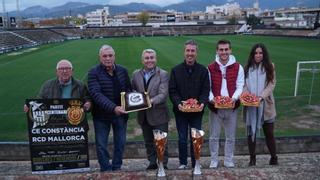 El Constància celebra sus 100 años con una tarta en el Nou Camp de Inca