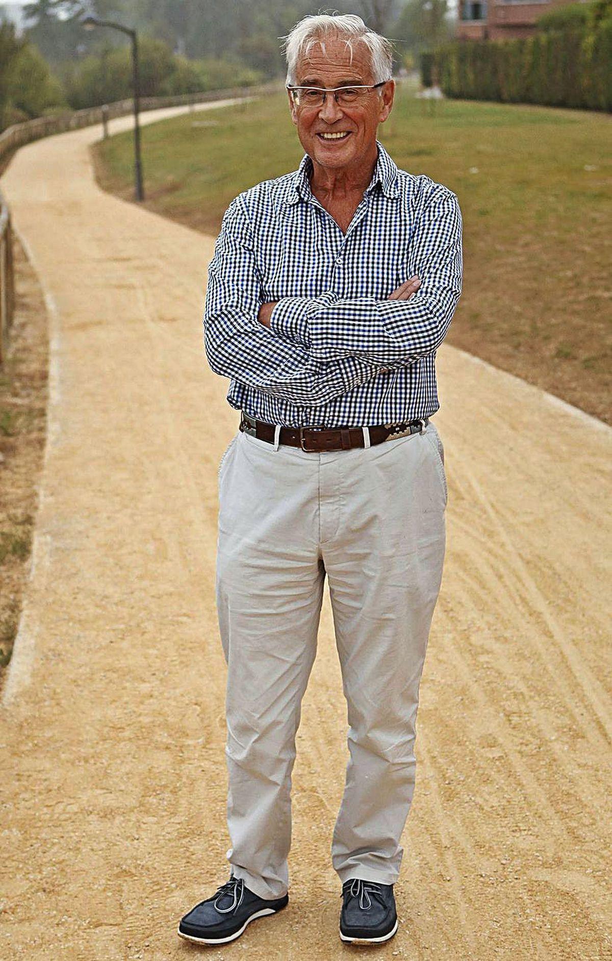 Vicente Luque Cabal, en Viesques (Gijón).