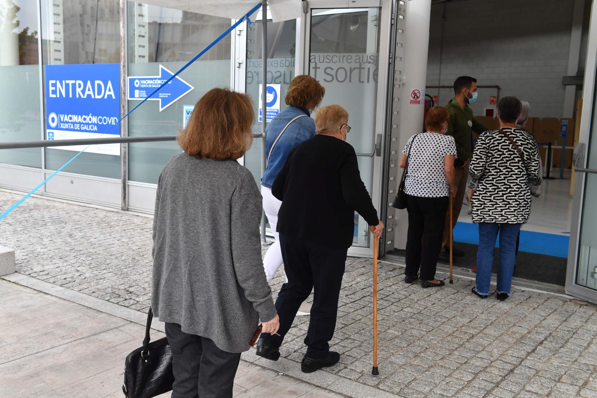 Reabre en A Coruña el centro de vacunación de Exporocoruña