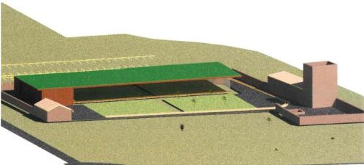 Recreación del nuevo edificio.