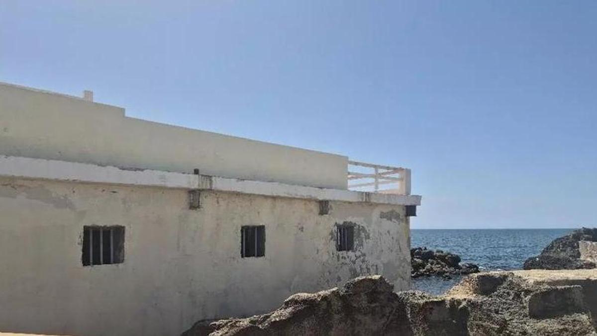 Die ehemalige Fischzucht, die von den Algeriern besetzt wird.