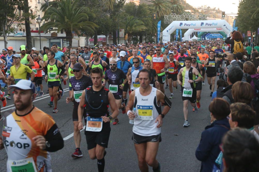 Las mejores imágenes de la Maratón de Málaga 2018