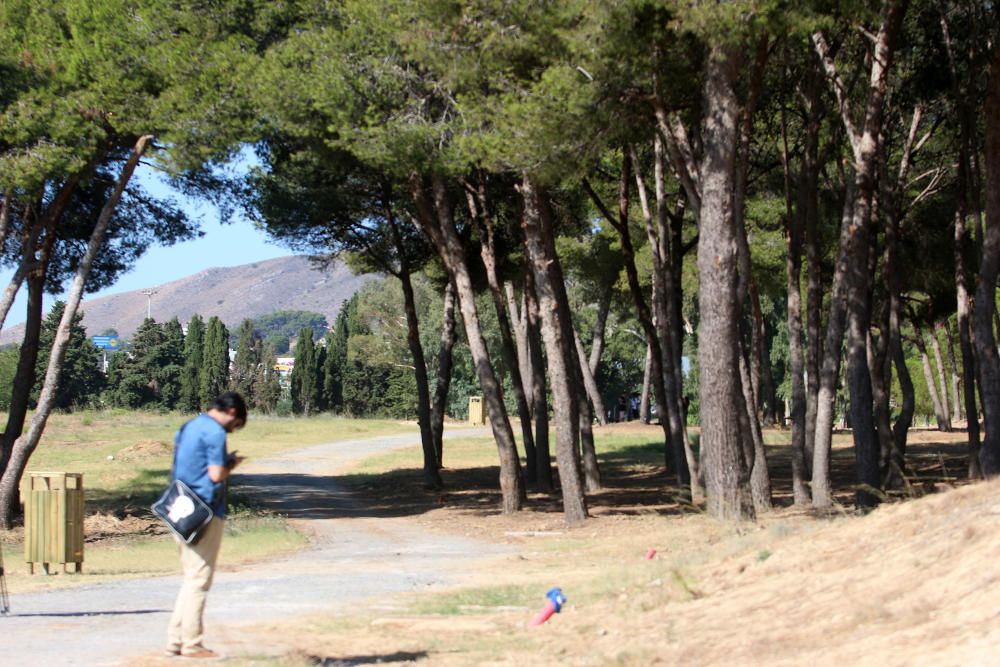 Inauguración del parque del Campamento Benítez.