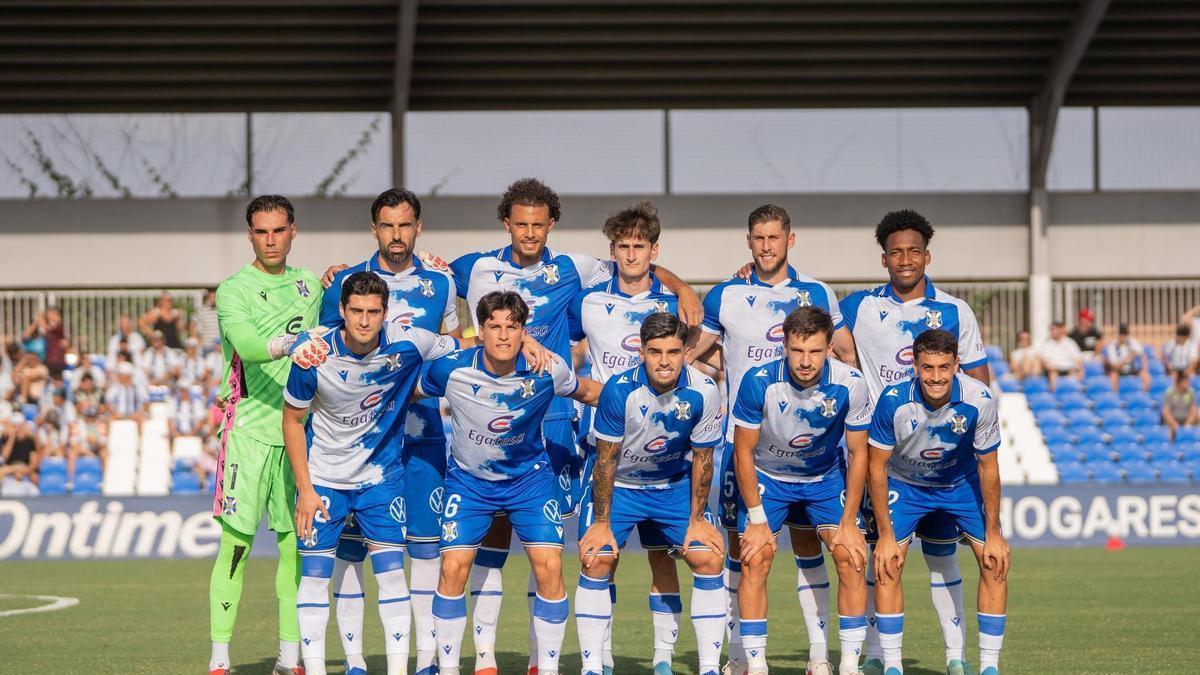 Alineación del Tenerife en Leganés.