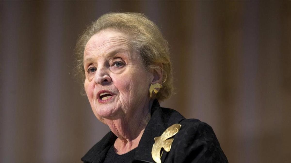 Madeleine Albright.