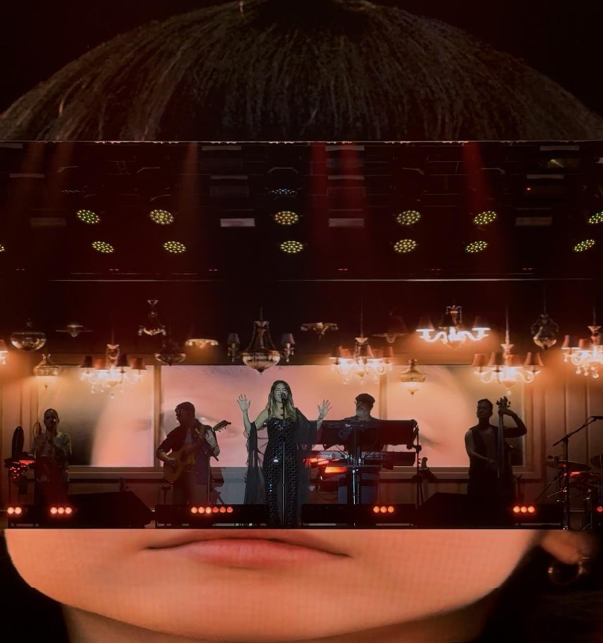 Un momento del concierto.