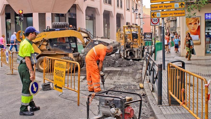La tarde del viernes se restablecerá el tráfico en las calles San Antón, Parras y Clavellinas