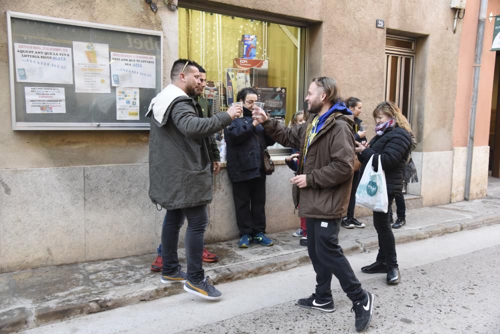 Alegria a Santpedor pels diners que hi ha deixat la Grossa 2018