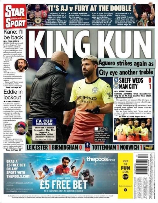 Portada STAR SPORT jueves 5 maro 2020