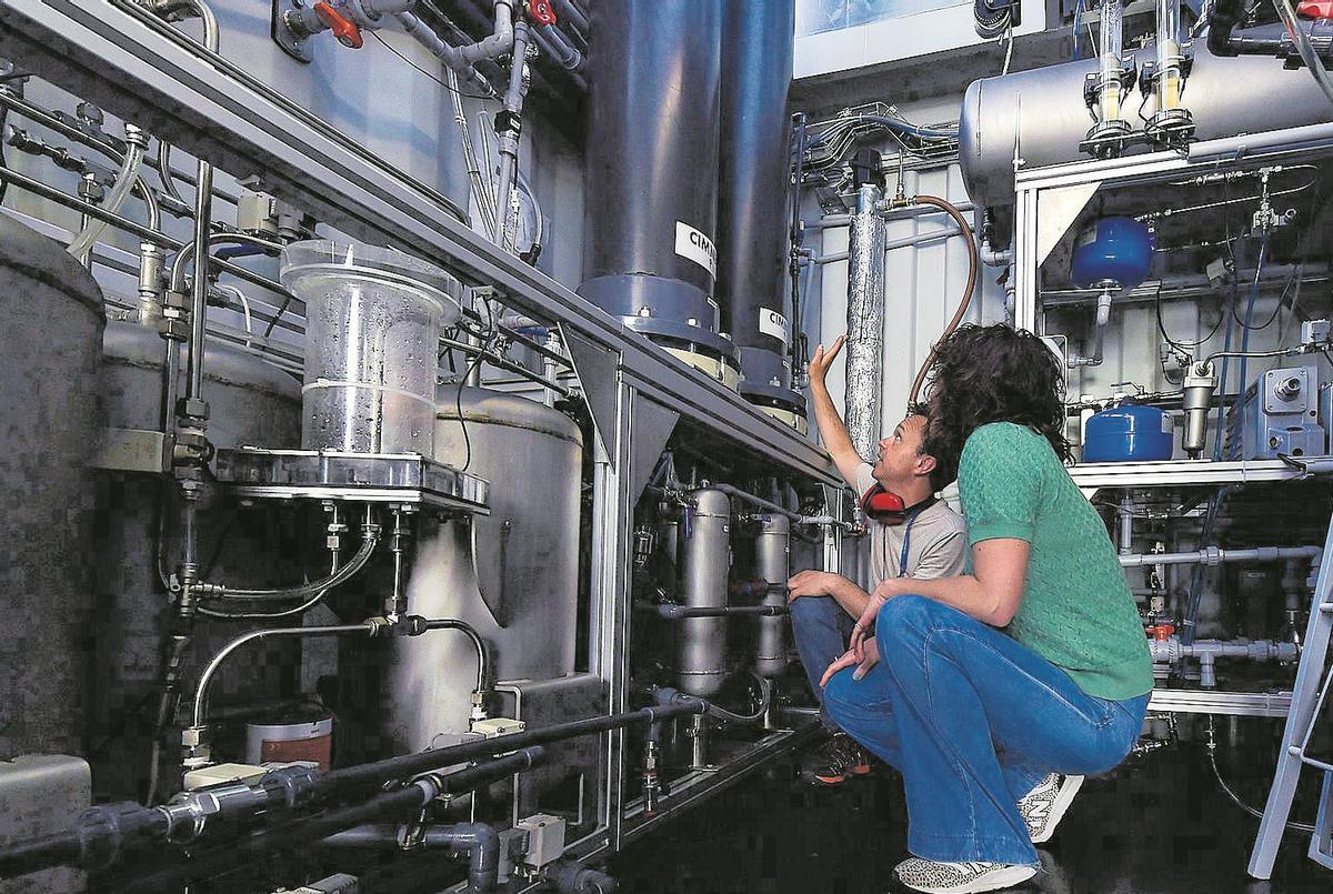 Investigadores de la Plataforma Oceánica de Canarias.