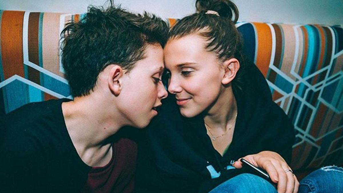 Millie Bobby Brown y Jacob Sartorius