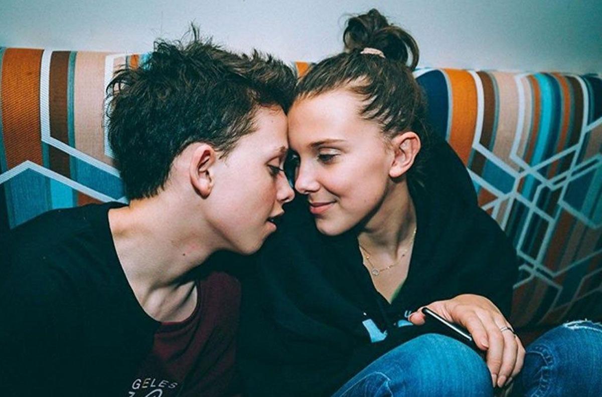 Millie Bobby Brown y Jacob Sartorius