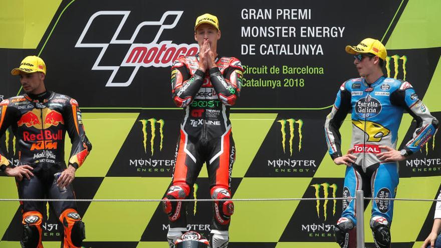 Quartararo vola en el seu primer triomf a Moto2