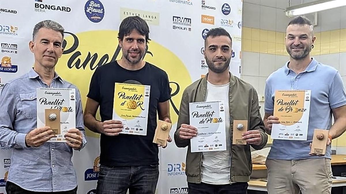 Los ganadores de los 'panellets' de oro, plata y bronce de 2025.