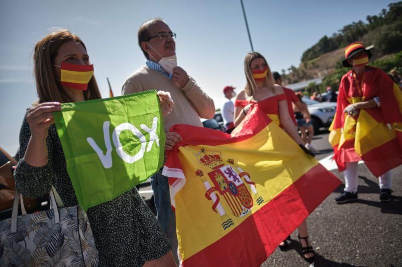 Manifestación de VOX en Santa Cruz de Tenerife  | 23/05/2020 | Fotógrafo: Andrés Gutiérrez Taberne