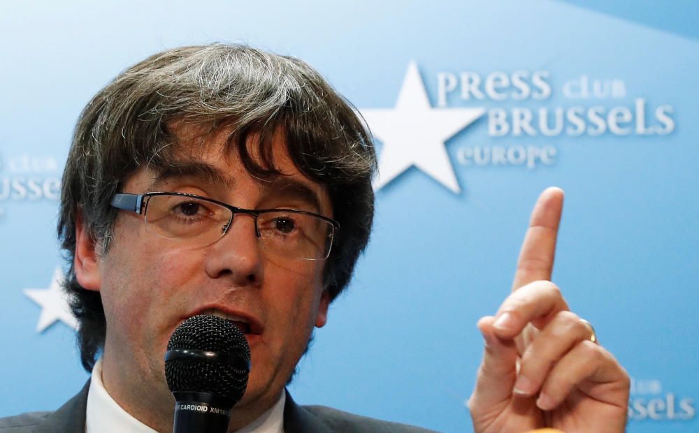 Carles Puigdemont, a Brussel·les