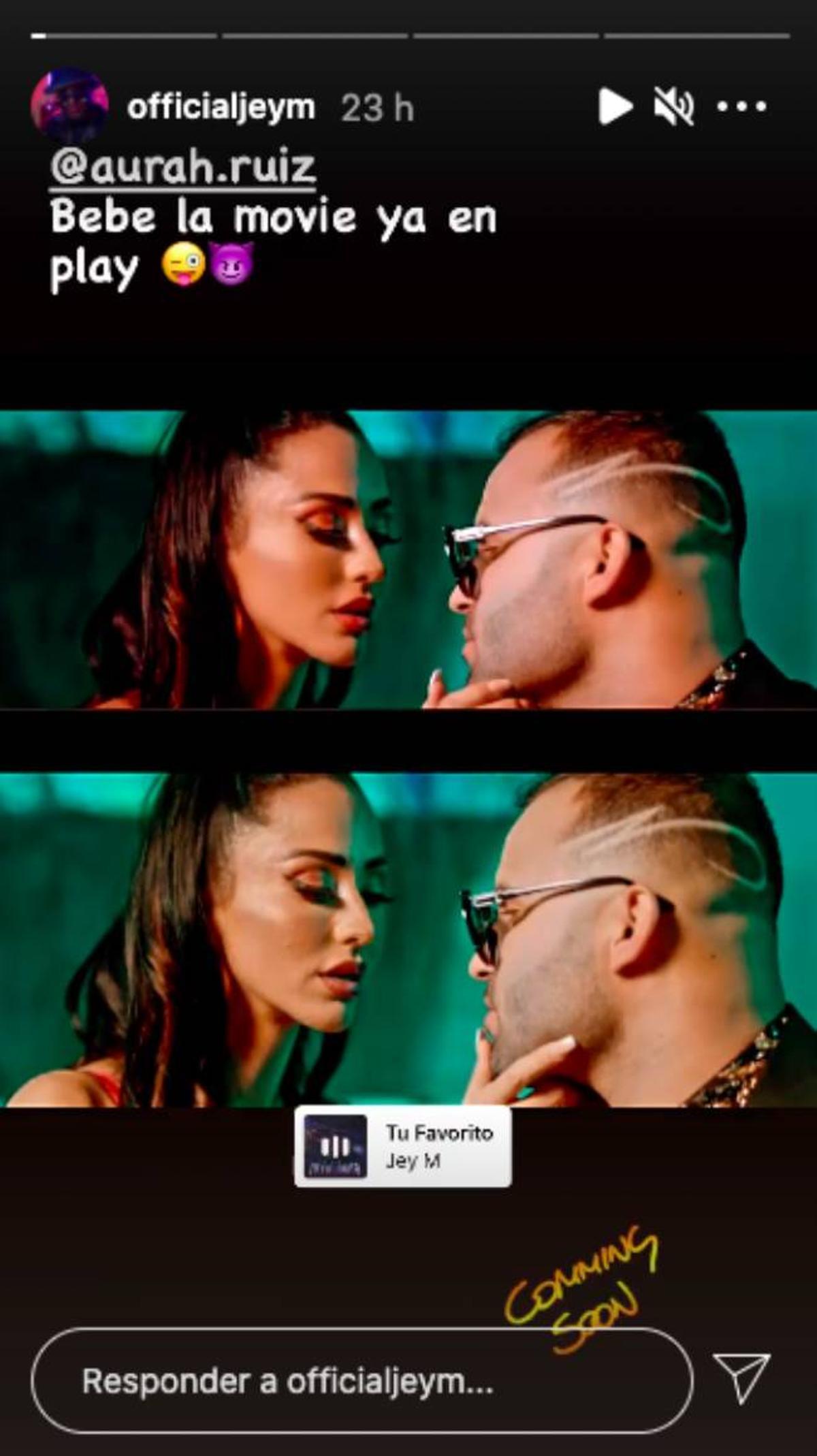 Jesé Rodríguez comparte las primeras imágenes de su videoclip con Aurah Ruíz