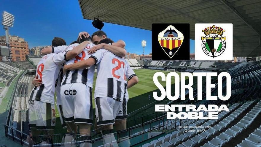 ¡Sorteo! Gana dos entradas para el CD Castellón – Burgos CF en Castalia