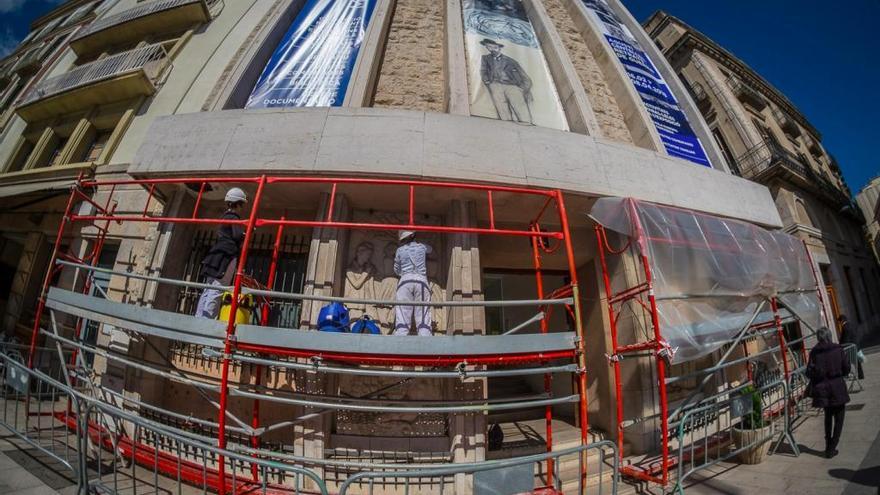 La restauració de la façana del Museu de l&#039;Empordà millorarà la imatge exterior de l&#039;edifici