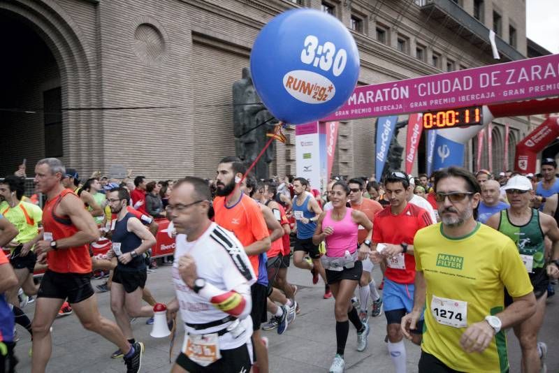 Fotogalería del IX Maratón de Zaragoza