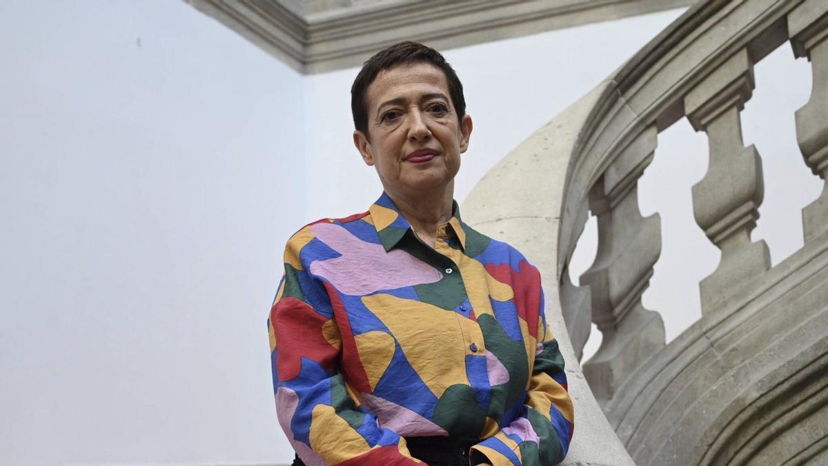 María Guerra en la Casa Consistorial de Pontevedra.