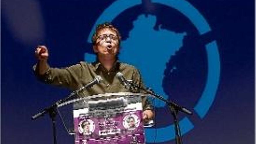 Errejón va carregar contra la &quot;campanya de la por&quot;.