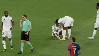 Mendy, el señor de las lesiones, aguantó solo 8 minutos en el campo