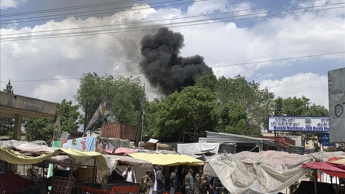 Ataque a un hospital en el oeste de Kabul, en Afganistán.