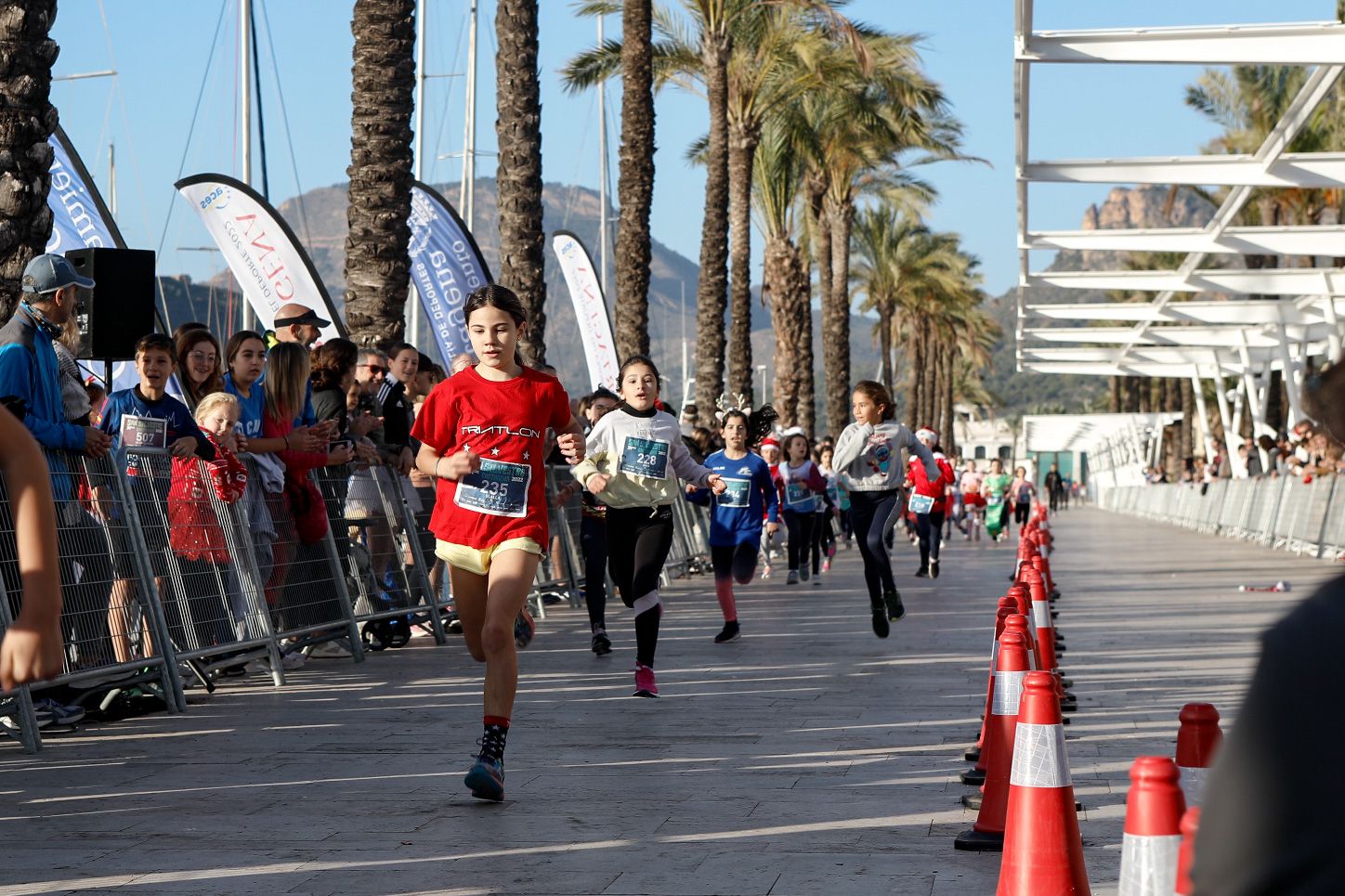 San Silvestre 2022 de niños en Cartagena