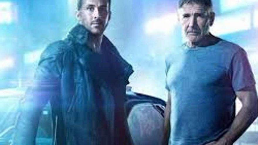 Ryan Gosling y Harrison Ford.