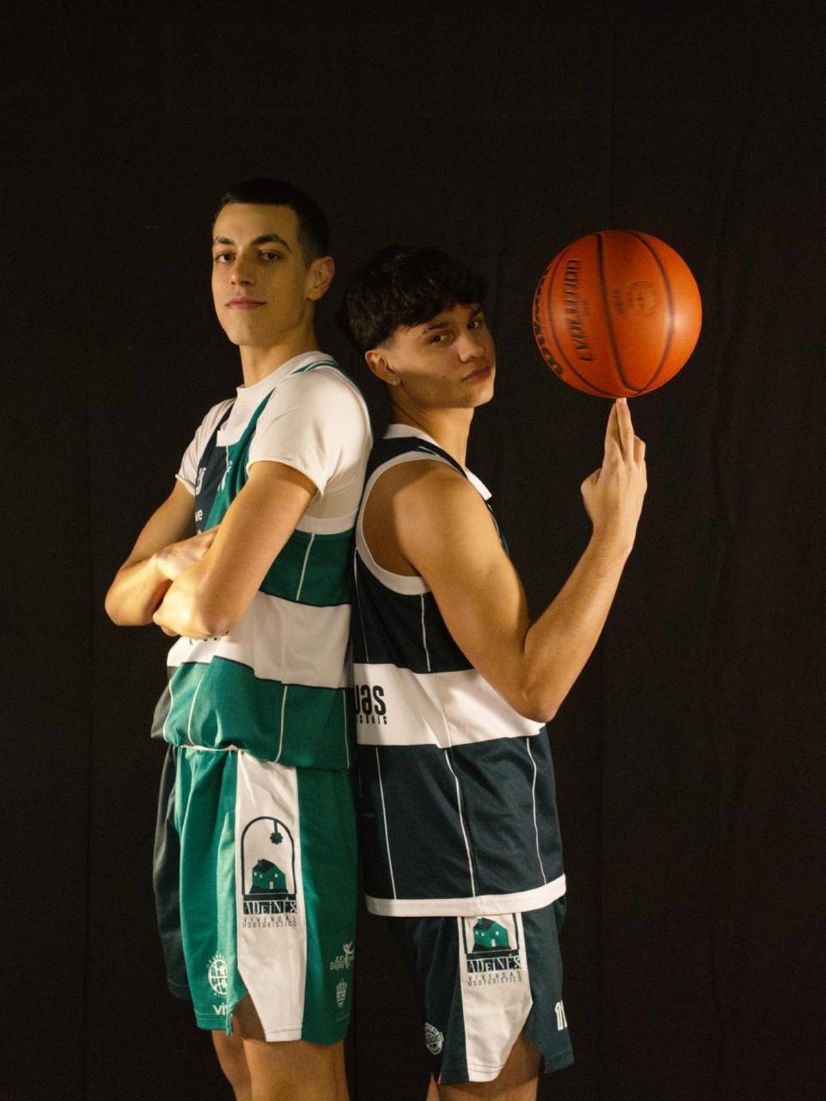 Los jugadores Isaac y Christian