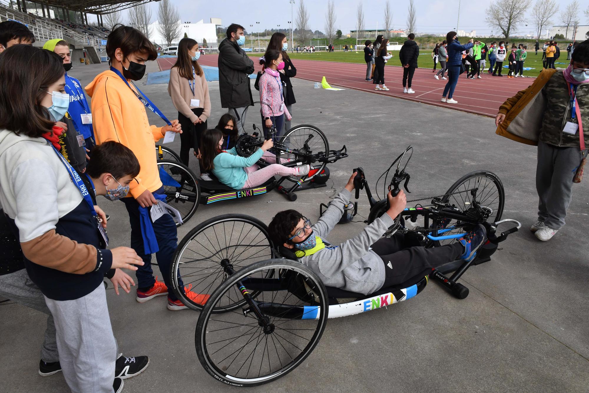 Deporte adaptado para escolares en Elviña