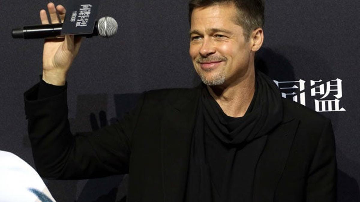Brad Pitt presenta 'Allied' en Shanghái