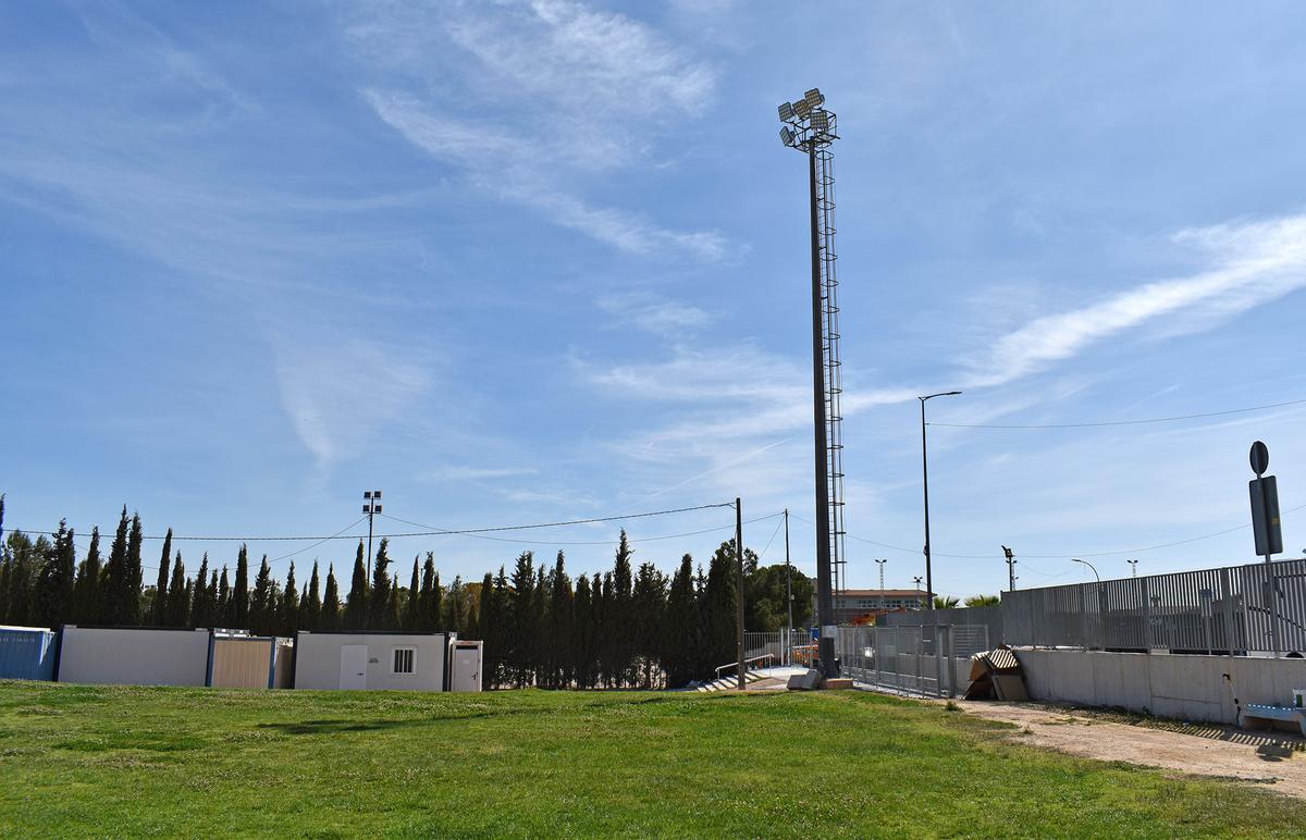 LED en el campo rugby