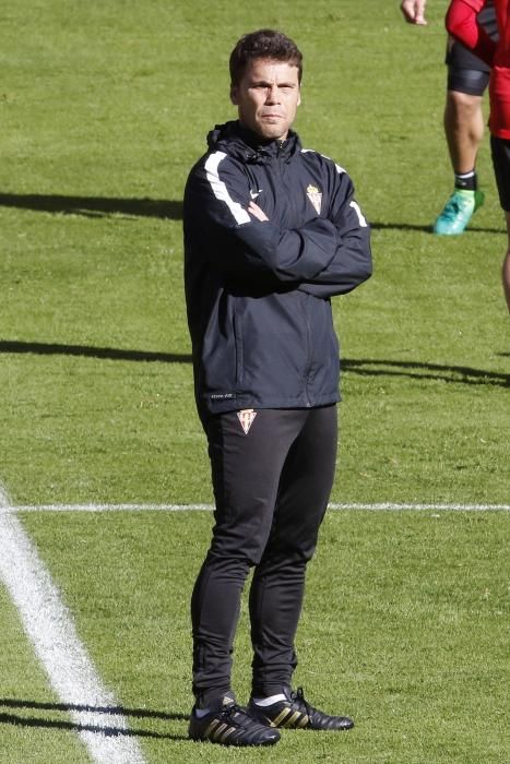 Entrenamiento del Sporting 04/04/2017