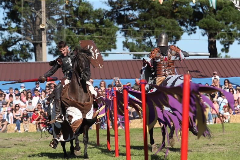 Justa medieval en una edición anterior de la fiesta.