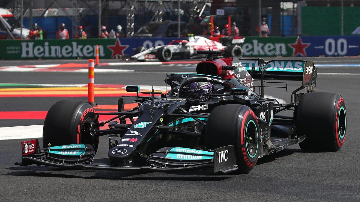 El piloto de Mercedes Lewis Hamilton.