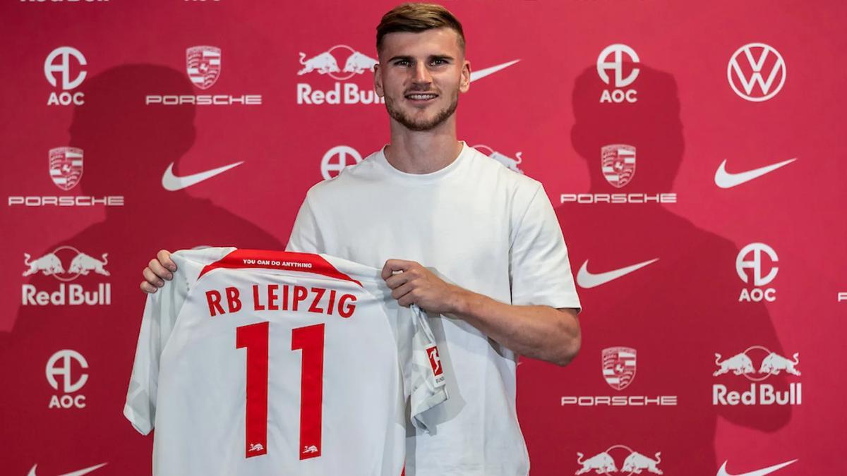 Timo Werner, nuevo jugador del RB Leipzig