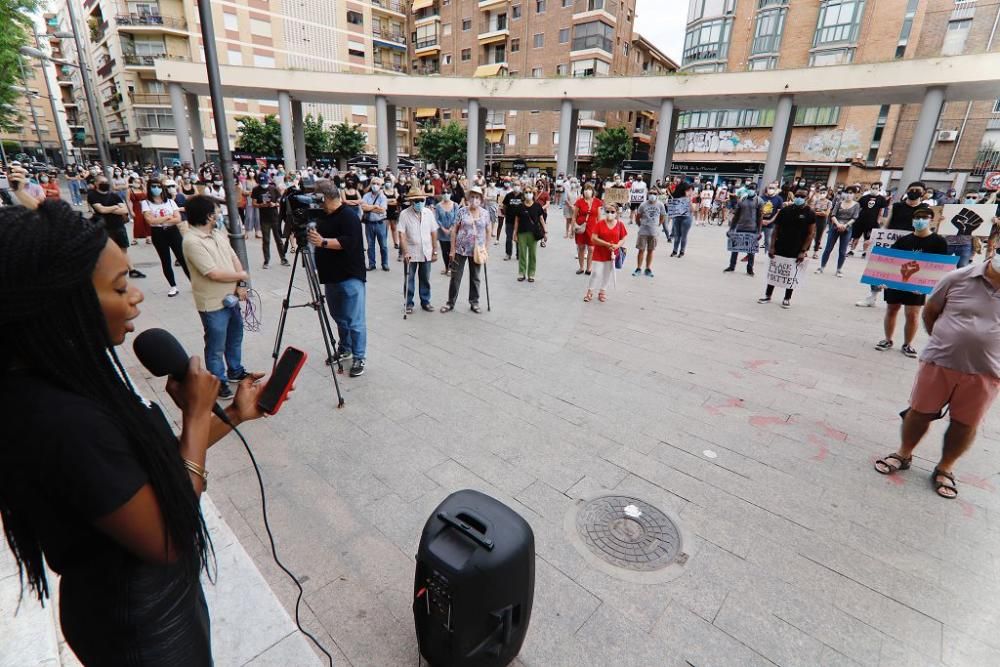 Protesta contra el racismo en Murcia