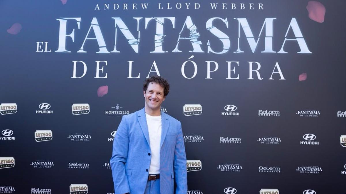Daniel Diges en el estreno de 'El fantasma de la ópera'
