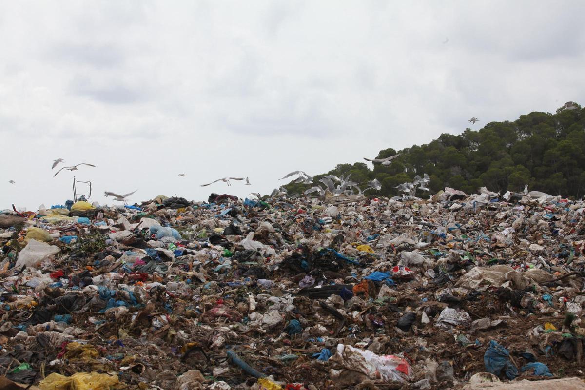 Imagen de archivo del vertedero de Ca na Putxa de Ibiza.