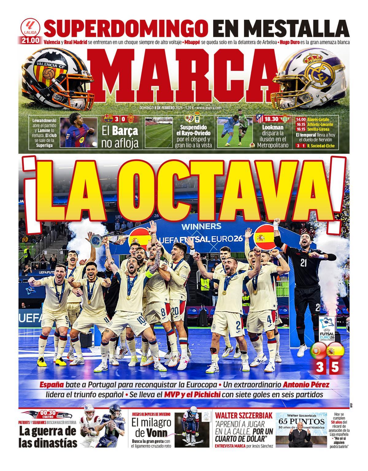 Las portadas de la prensa deportiva de hoy Las portadas de la prensa deportiva de hoy
