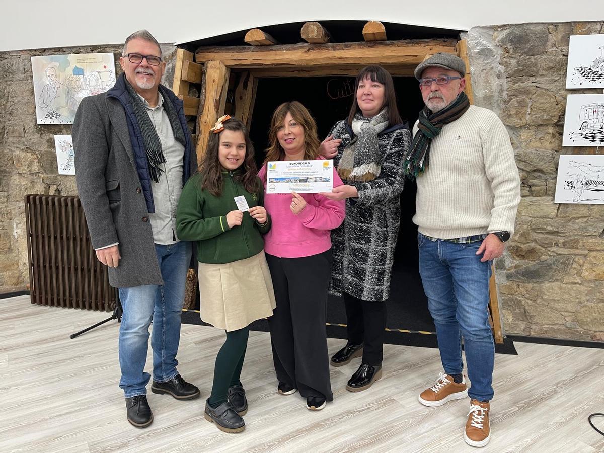 Acto de entrega del premio.