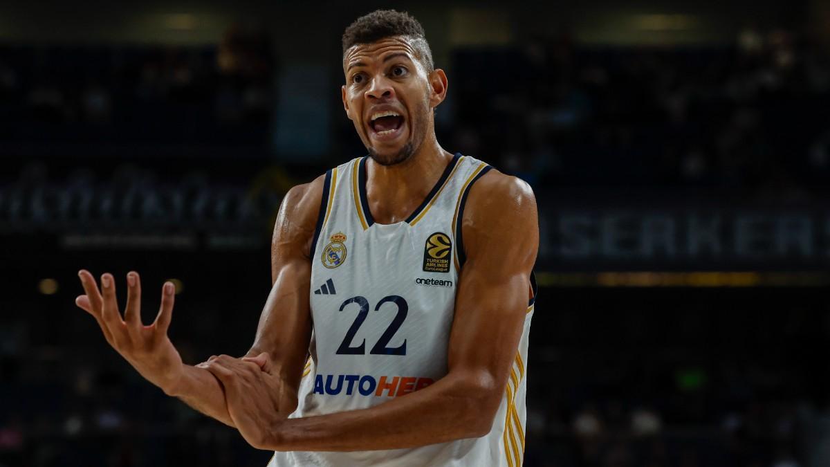 Edy Tavares, en un partido con el Real Madrid