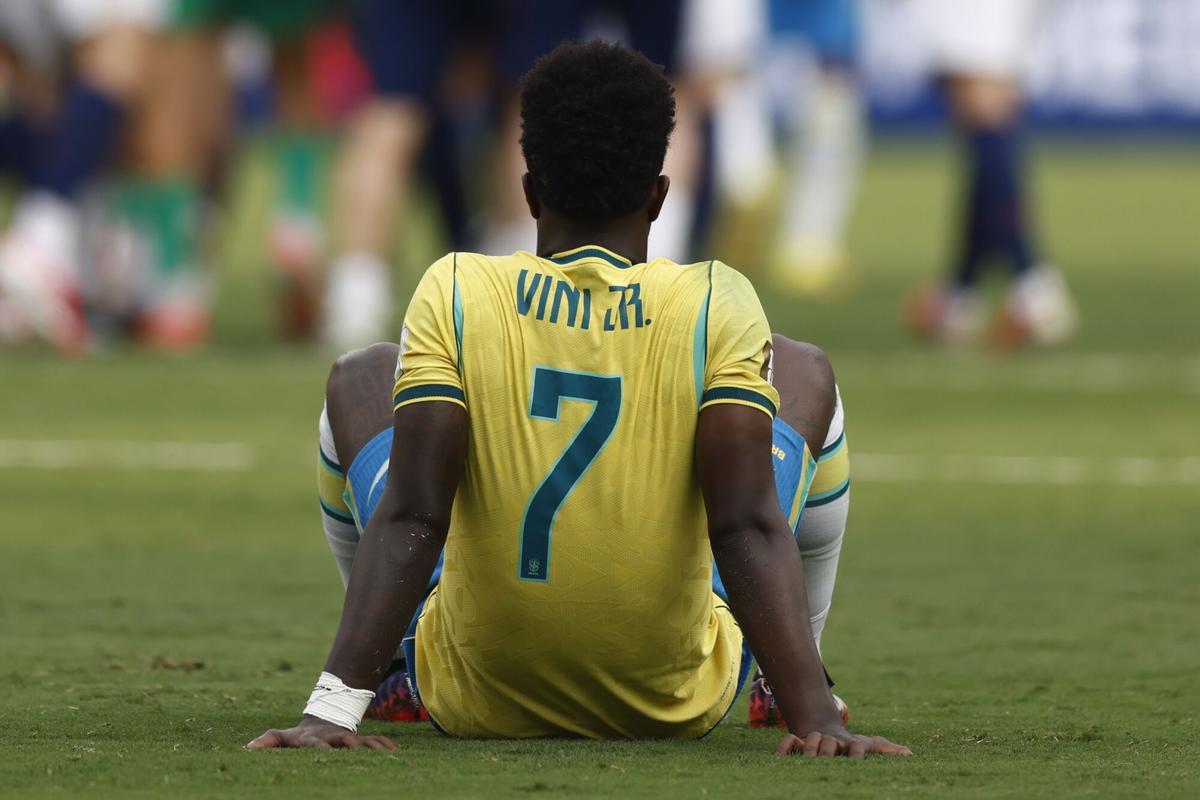 Vinicius, tras ser eliminado con Brasil en el Mundial.