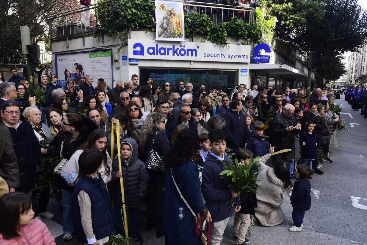 Paso de la Borriquilla en A Coruña.