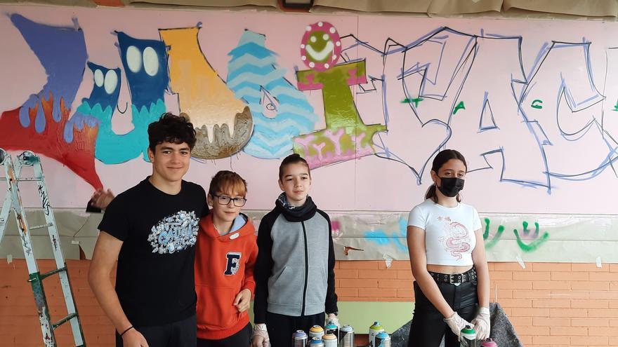 Poesía, grafiti y mindfulness en el taller de capacidades del IES Ítaca de Zaragoza