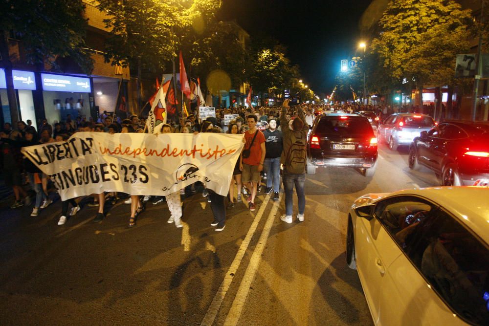 Manifestació a Girona