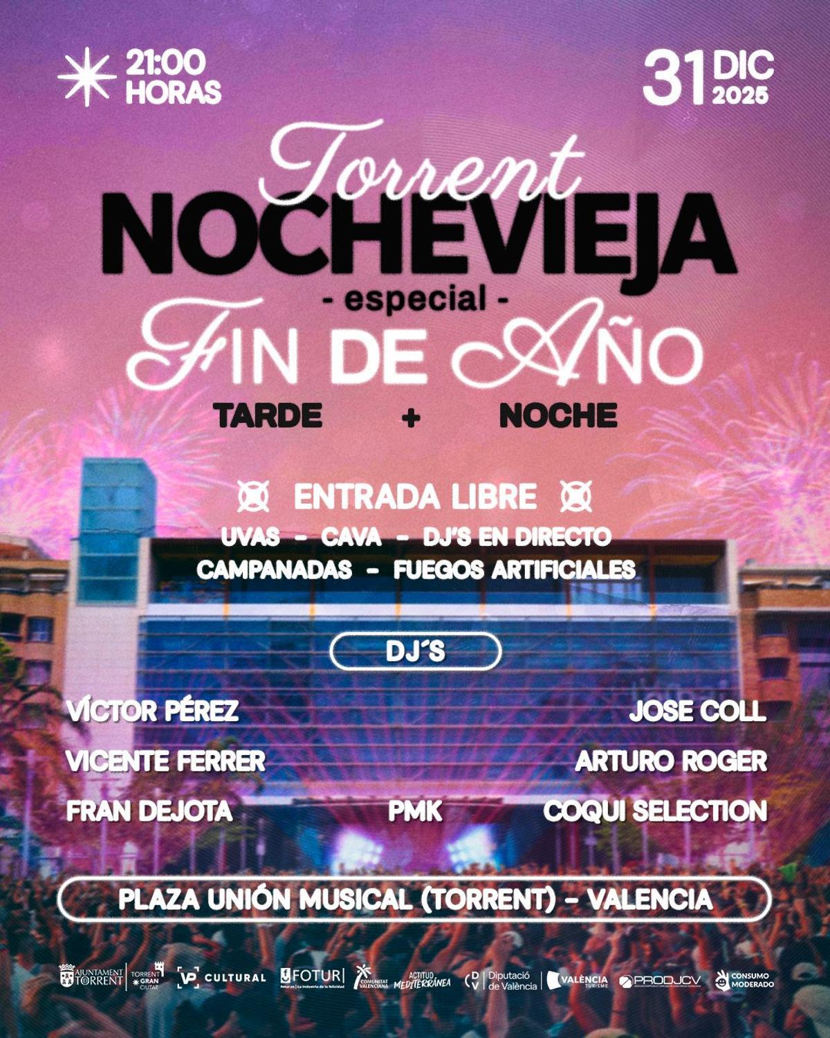 Cartel Nochevieja.