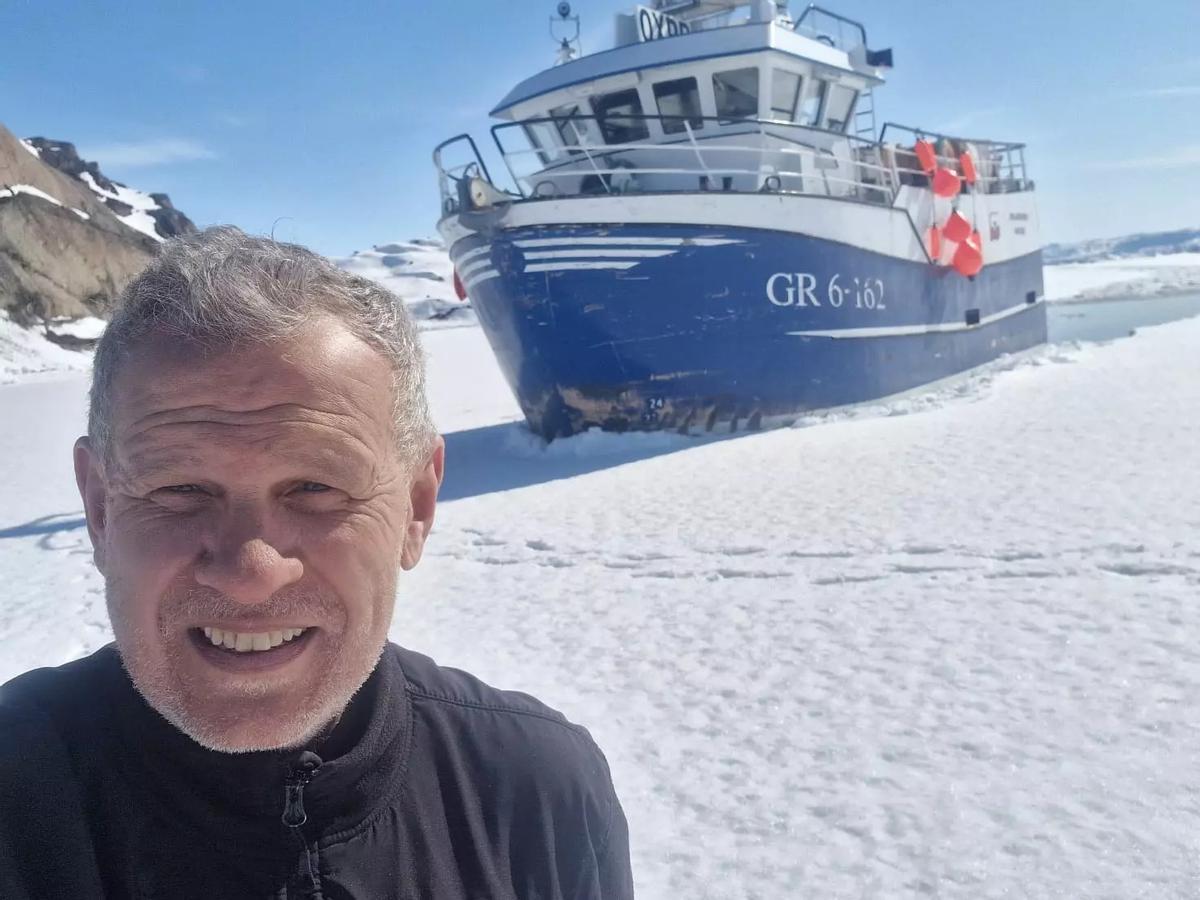 Ramon Larramendi, un madrileño que lleva más de 30 años viviendo en Groenlandia.